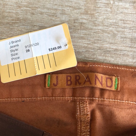 J brand brown leather pants - Picture 2 of 2